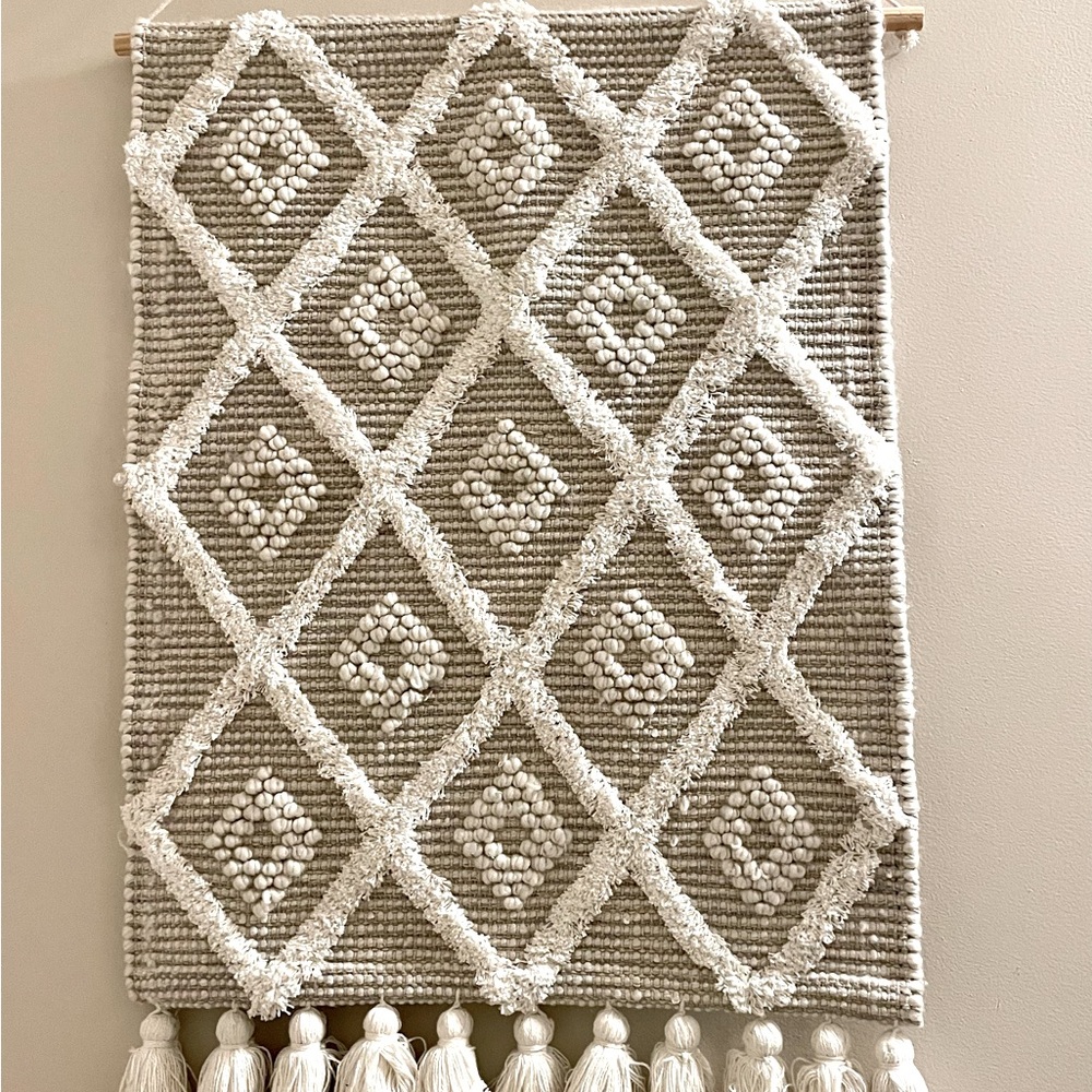 Boho Wall hanging textured tapestry